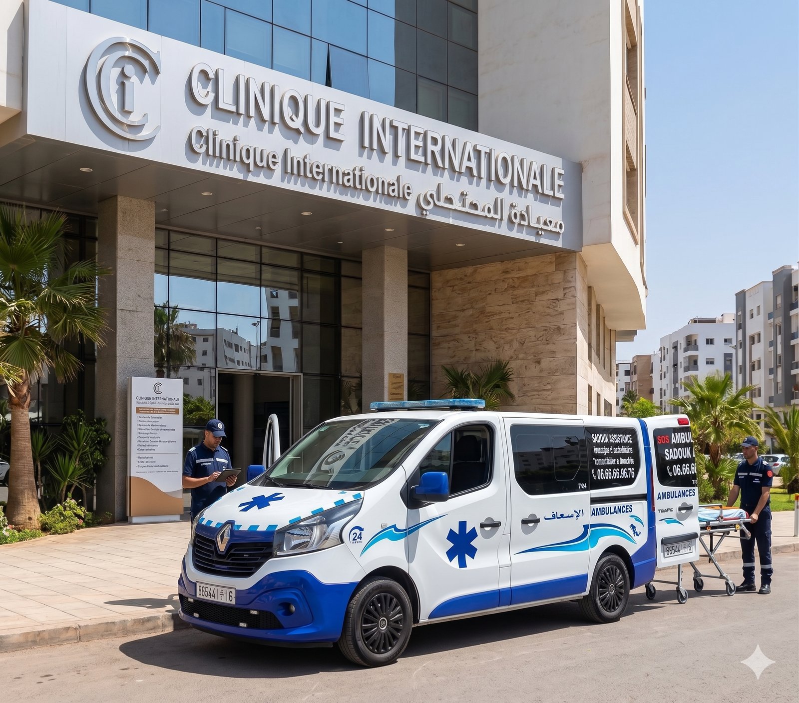 Sadouk Assistance à la Clinique Internationale de Rabat